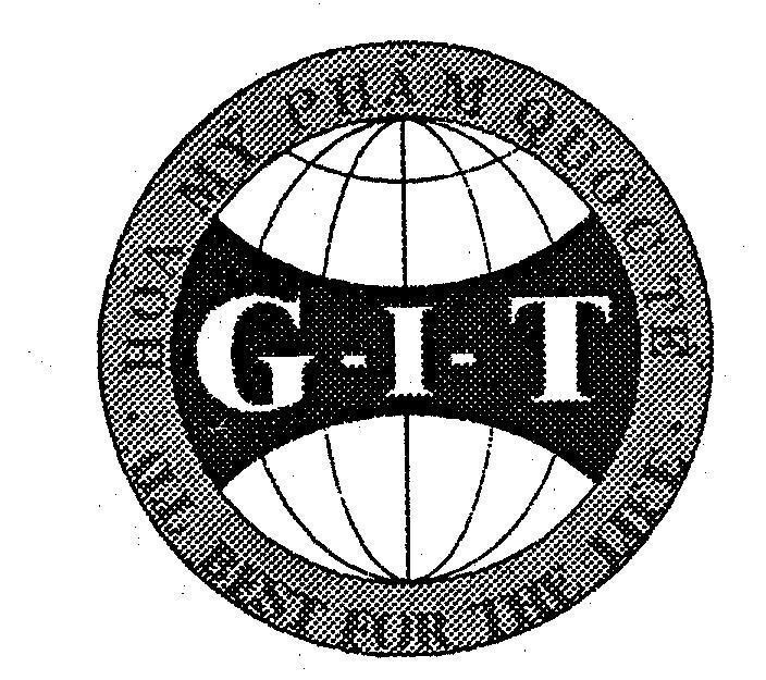 Mẫu nhãn hiệu G-I-T HóA Mỹ PHẩM QUốC Tế