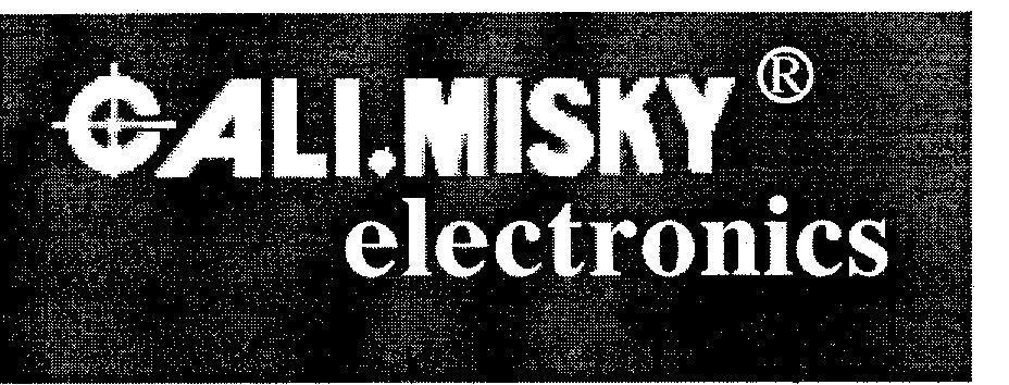 Mẫu nhãn hiệu ALI.MISKY ELECTRONICS