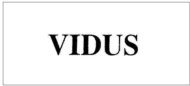 Mẫu nhãn hiệu VIDUS
