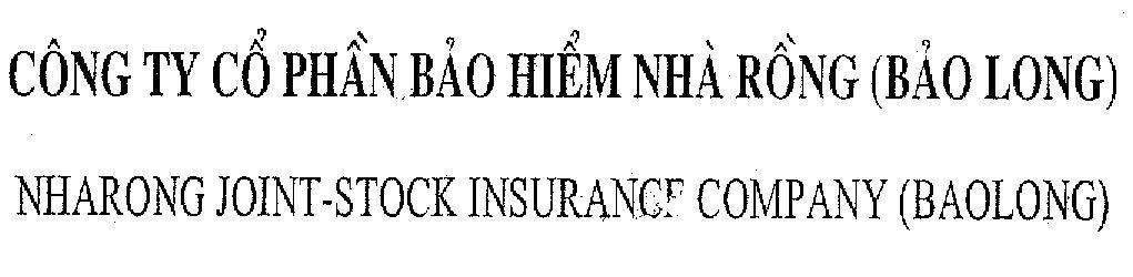 Mẫu nhãn hiệu Nhà Rồng (Bảo Long) Công Ty Cổ Phần Bảo Hiểm