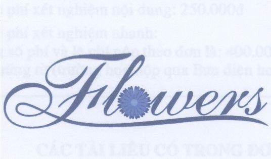 Mẫu nhãn hiệu FLOWERS