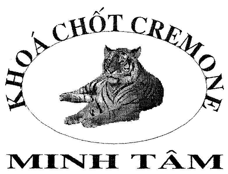 Mẫu nhãn hiệu Minh Tâm CREMONE Khoá chốt