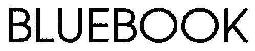 Mẫu nhãn hiệu BLUEBOOK