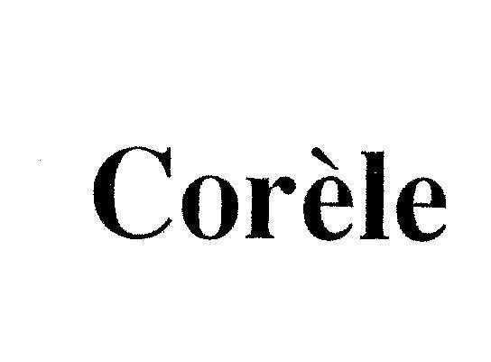 Mẫu nhãn hiệu CORELE