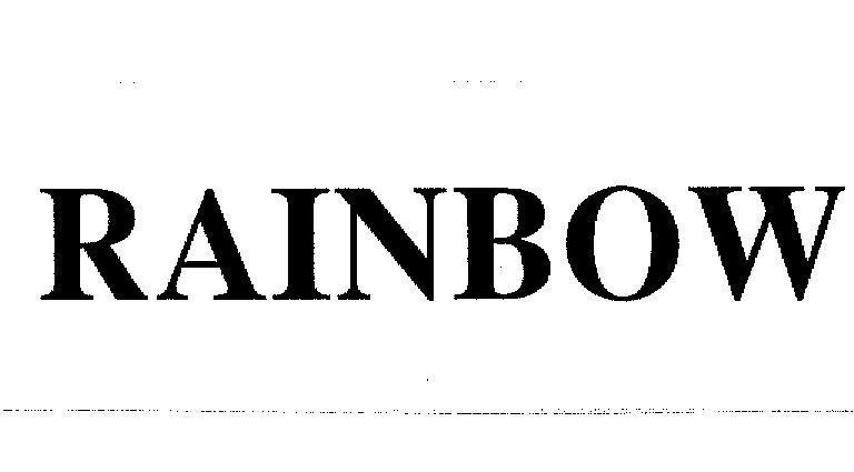 Mẫu nhãn hiệu RAINBOW