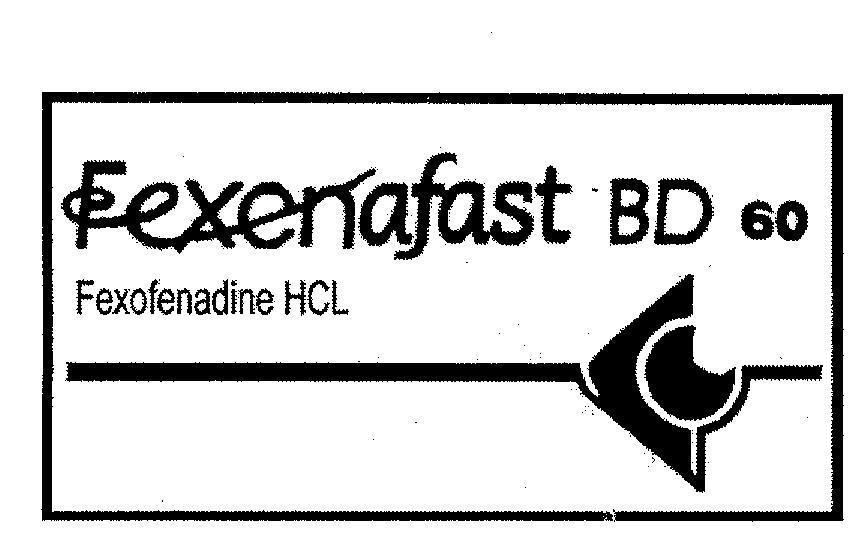 Mẫu nhãn hiệu FEXENAFAST BD 60 FEXOFENADINE HCL