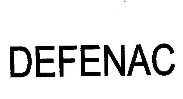 Mẫu nhãn hiệu DEFENAC
