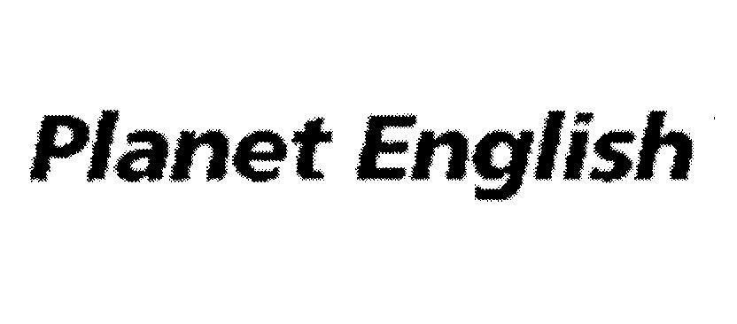 Mẫu nhãn hiệu PLANET ENGLISH