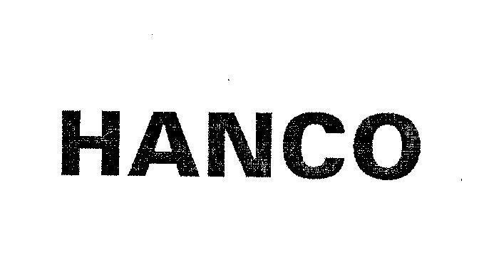 Mẫu nhãn hiệu HANCO