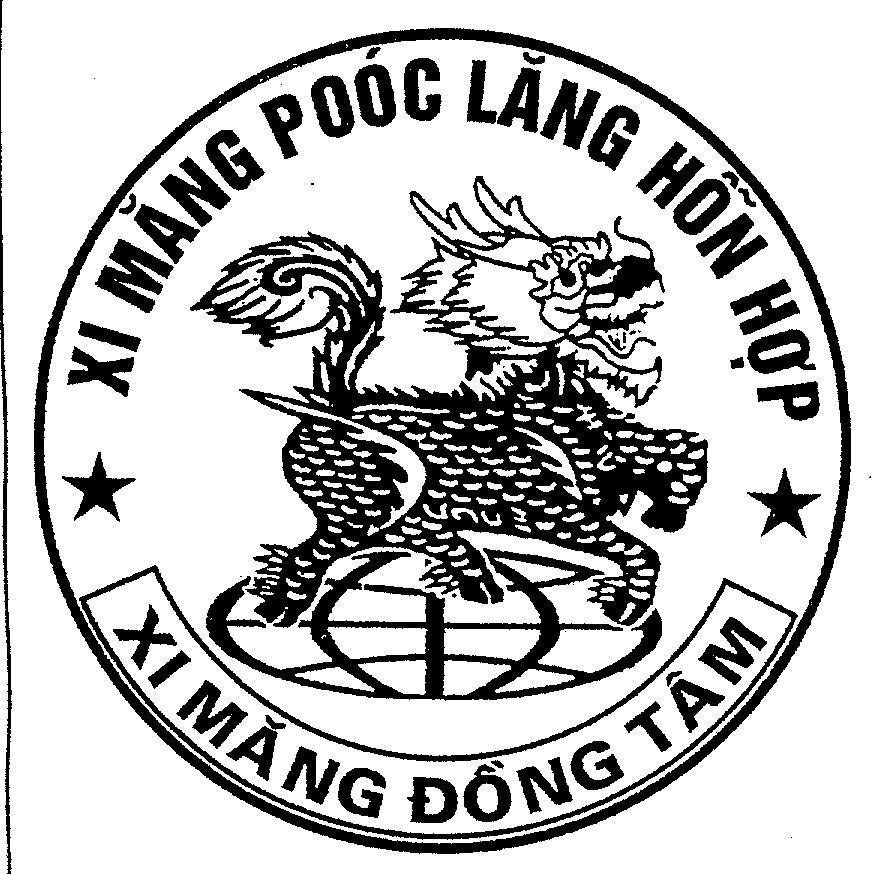 Mẫu nhãn hiệu ĐồNG TÂM XI MANG POOC LANG HON HOP XI MANG