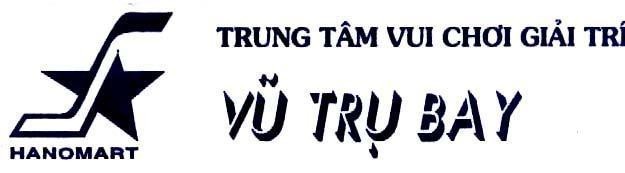 Mẫu nhãn hiệu Vũ Trụ Bay HANOMART Trung Tâm Vui Chơi Giải Trí