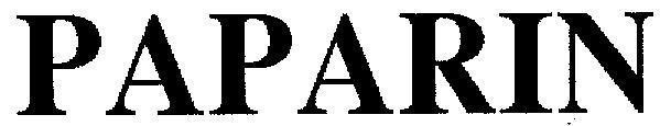 Mẫu nhãn hiệu PAPARIN