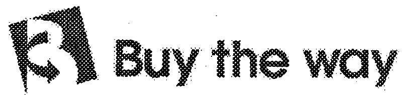 Mẫu nhãn hiệu B BUY THE WAY