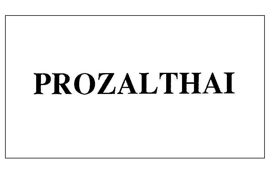 Mẫu nhãn hiệu PROZALTHAI