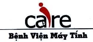 Mẫu nhãn hiệu CARE Bệnh Viện Máy Tính