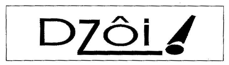 Mẫu nhãn hiệu DZÔI
