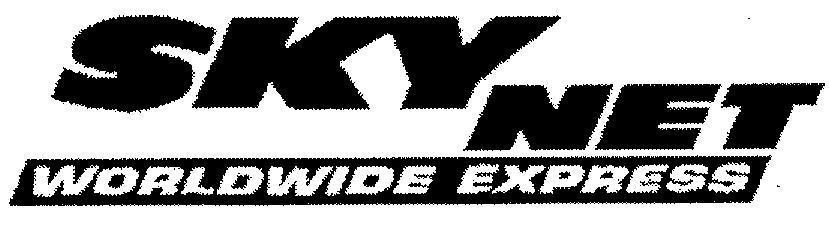 Mẫu nhãn hiệu SKY NET WORLDWIDE EXPRESS