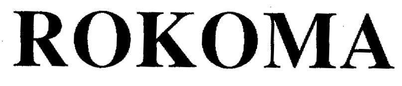 Mẫu nhãn hiệu ROKOMA