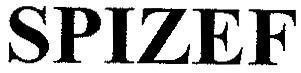 Mẫu nhãn hiệu SPIZEF