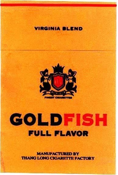Mẫu nhãn hiệu GOLDFISH VIRGINIA THANG LONG BLEND FULL FLAVOR