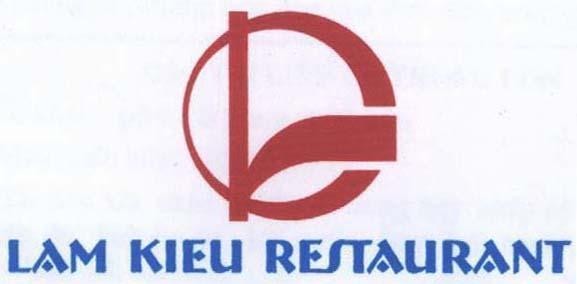 Mẫu nhãn hiệu L LAM KIEU RESTAURANT