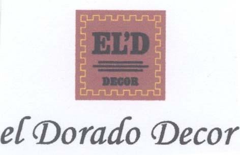 Mẫu nhãn hiệu EL'D DECOR EL DORADO DECOR