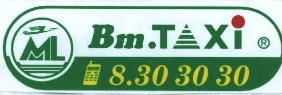 Mẫu nhãn hiệu ML BM TAXI 8 30 30 30