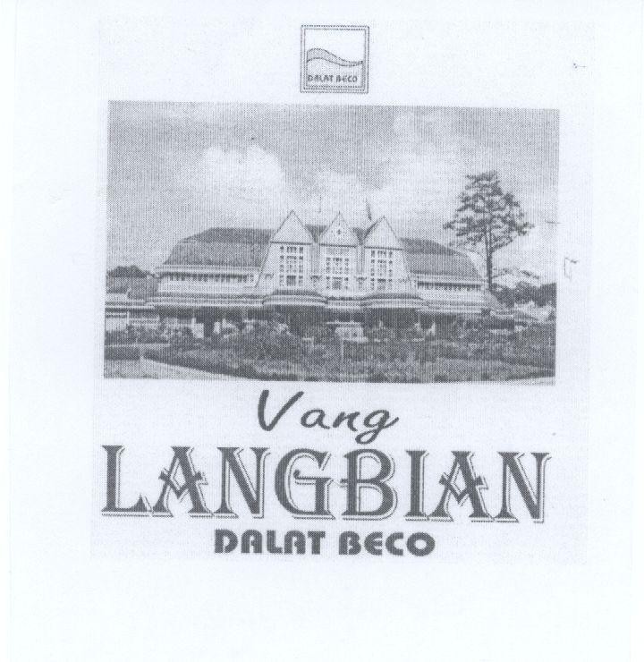 Mẫu nhãn hiệu Vang LANGBIAN DALAT BECO
