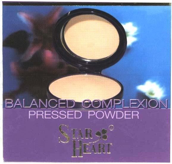 Mẫu nhãn hiệu STAR HEART BALANCED COMPLEXION PRESSED POWDER