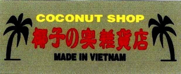 Mẫu nhãn hiệu COCONUT SHOP MADE IN VIETNAM