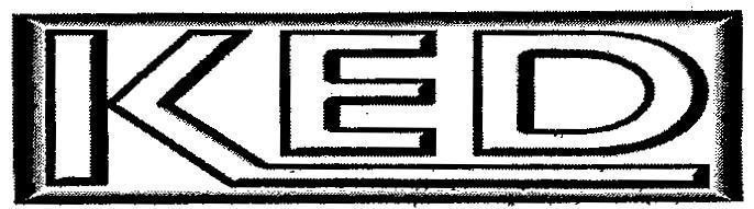 Mẫu nhãn hiệu KED