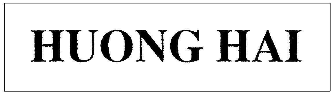 Mẫu nhãn hiệu HUONG HAI