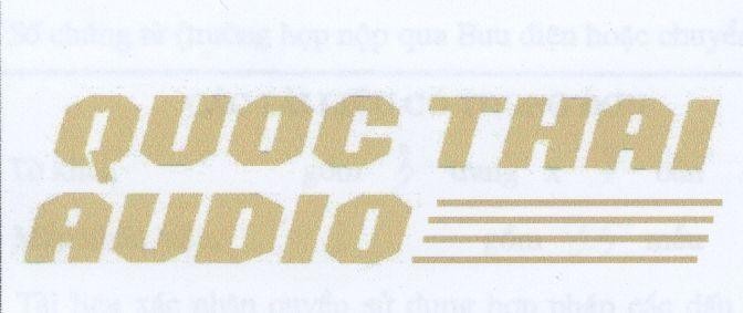 Mẫu nhãn hiệu QUOC THAI AUDIO
