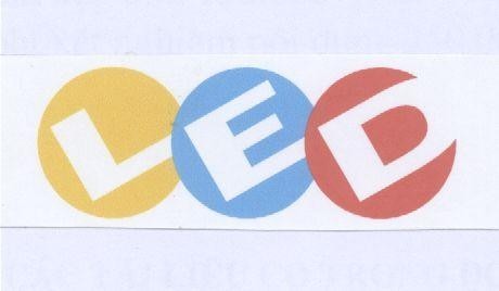 Mẫu nhãn hiệu L E D