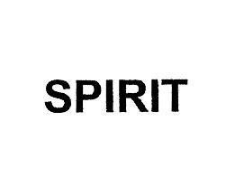 Mẫu nhãn hiệu SPIRIT