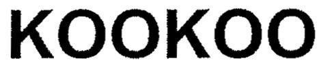 Mẫu nhãn hiệu KOOKOO