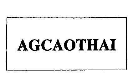 Mẫu nhãn hiệu AGCAOTHAI