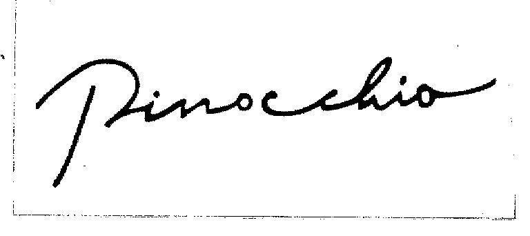 Mẫu nhãn hiệu PINOCCHIO