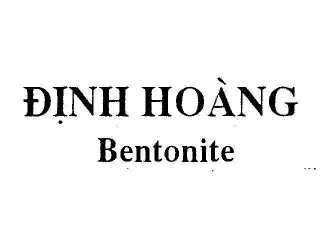 Mẫu nhãn hiệu ĐịNH HOàNG BENTONITE