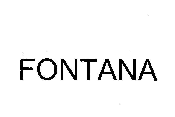 Mẫu nhãn hiệu FONTANA