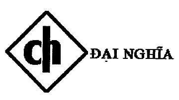 Mẫu nhãn hiệu DN ĐạI NGHĩA
