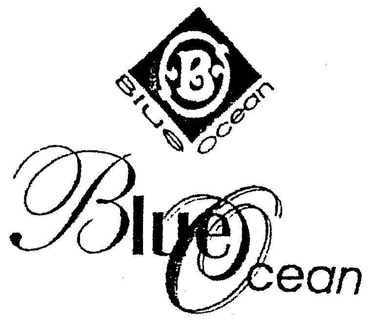 Mẫu nhãn hiệu B O BLUE OCEAN