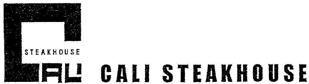 Mẫu nhãn hiệu CALI CALI STEAKHOUSE