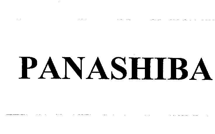 Mẫu nhãn hiệu PANASHIBA