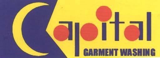 Mẫu nhãn hiệu CAPITAL GARMENT WASHING