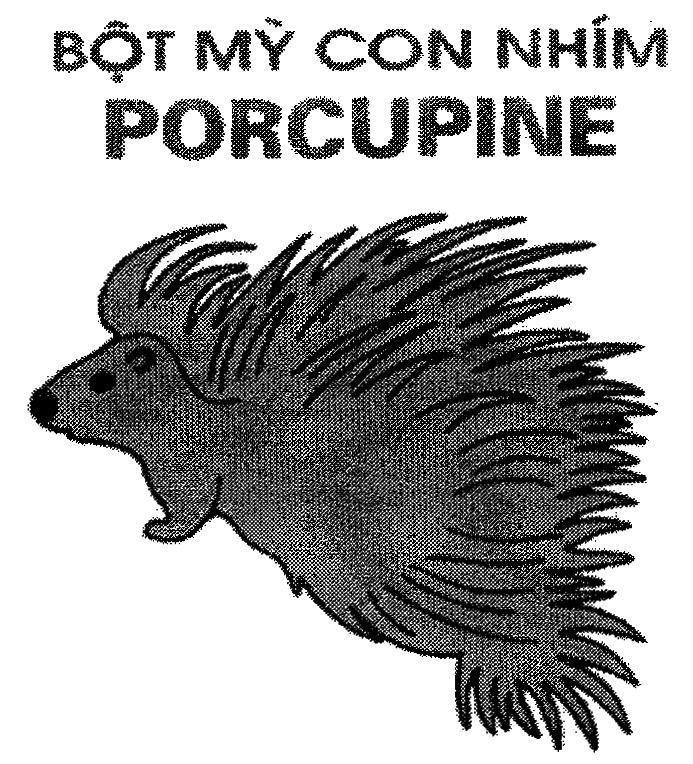 Mẫu nhãn hiệu Con Nhím PORCUPINE Bột Mỳ
