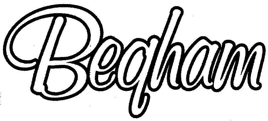 Mẫu nhãn hiệu BEGHAM