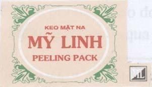 Mẫu nhãn hiệu Mỹ LINH KEO MAT NA PEELING PACK