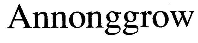 Mẫu nhãn hiệu ANNONGGROW