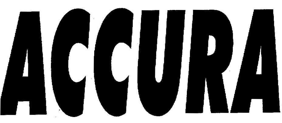 Mẫu nhãn hiệu ACCURA
